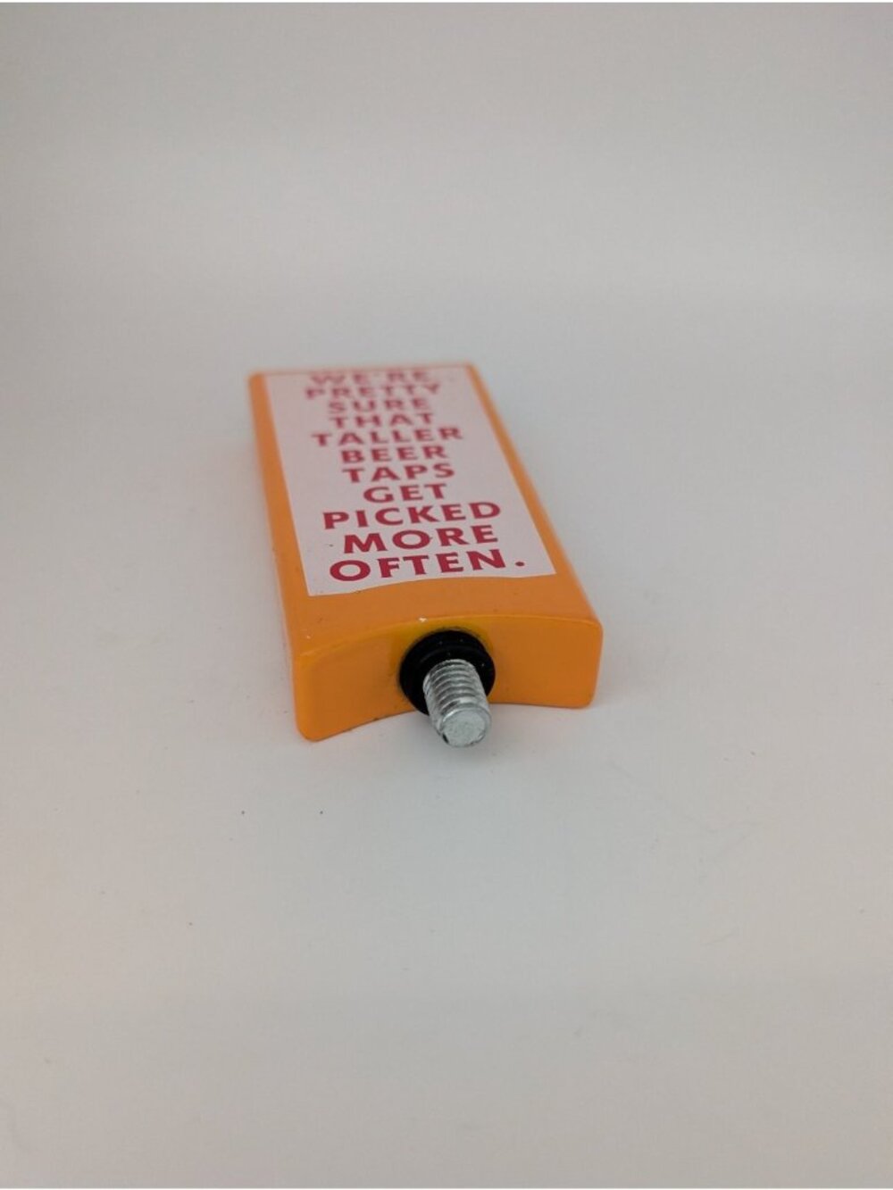 Novelty Beer Tap Handle Topper Orange Aprox. 6 In Tap Topper RARE - Picture 3 of 3